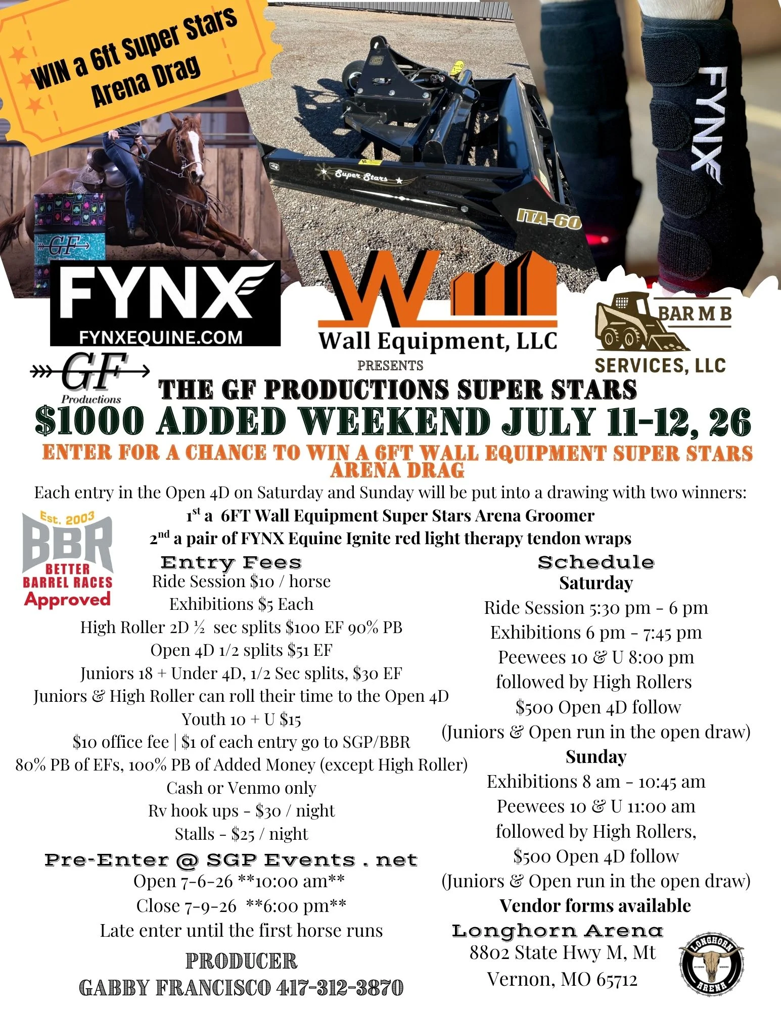 The Super Stars event flyer
