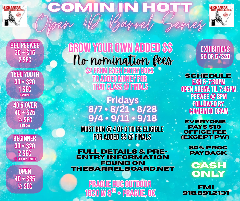 Comin In Hott 6 Week Series event flyer