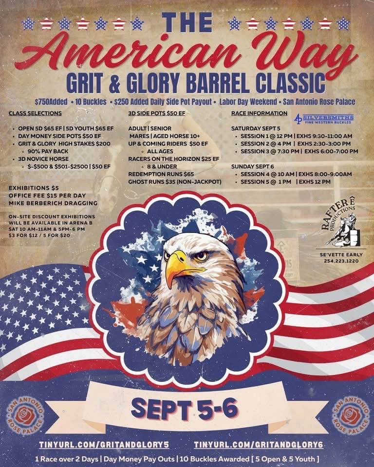 Grit & Glory Barrel Classic event flyer