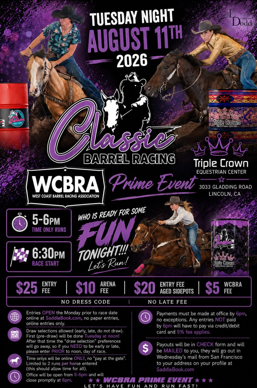 Tuesday Night Barrel Race event flyer
