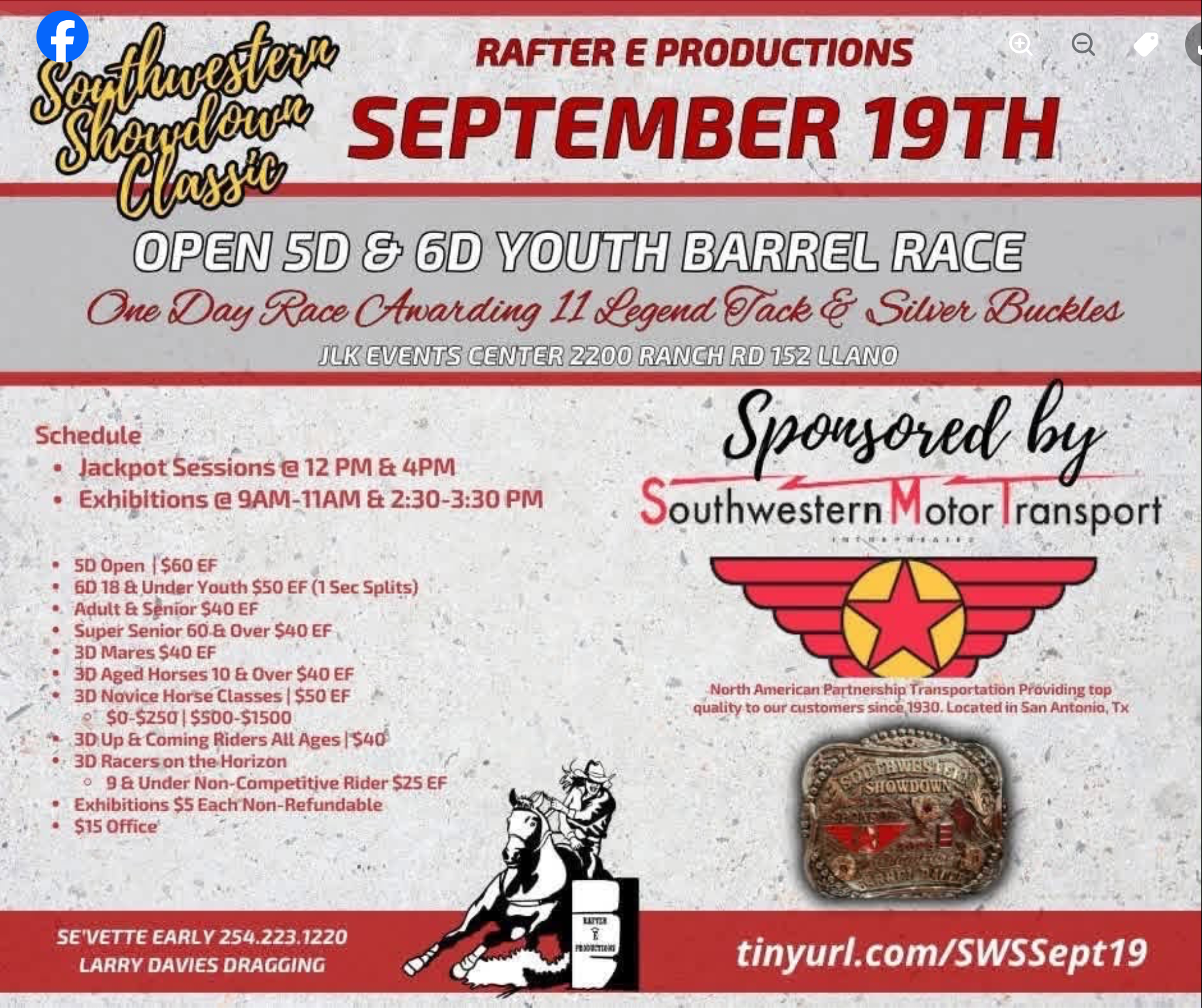 Southwestern Showdown Classic event flyer