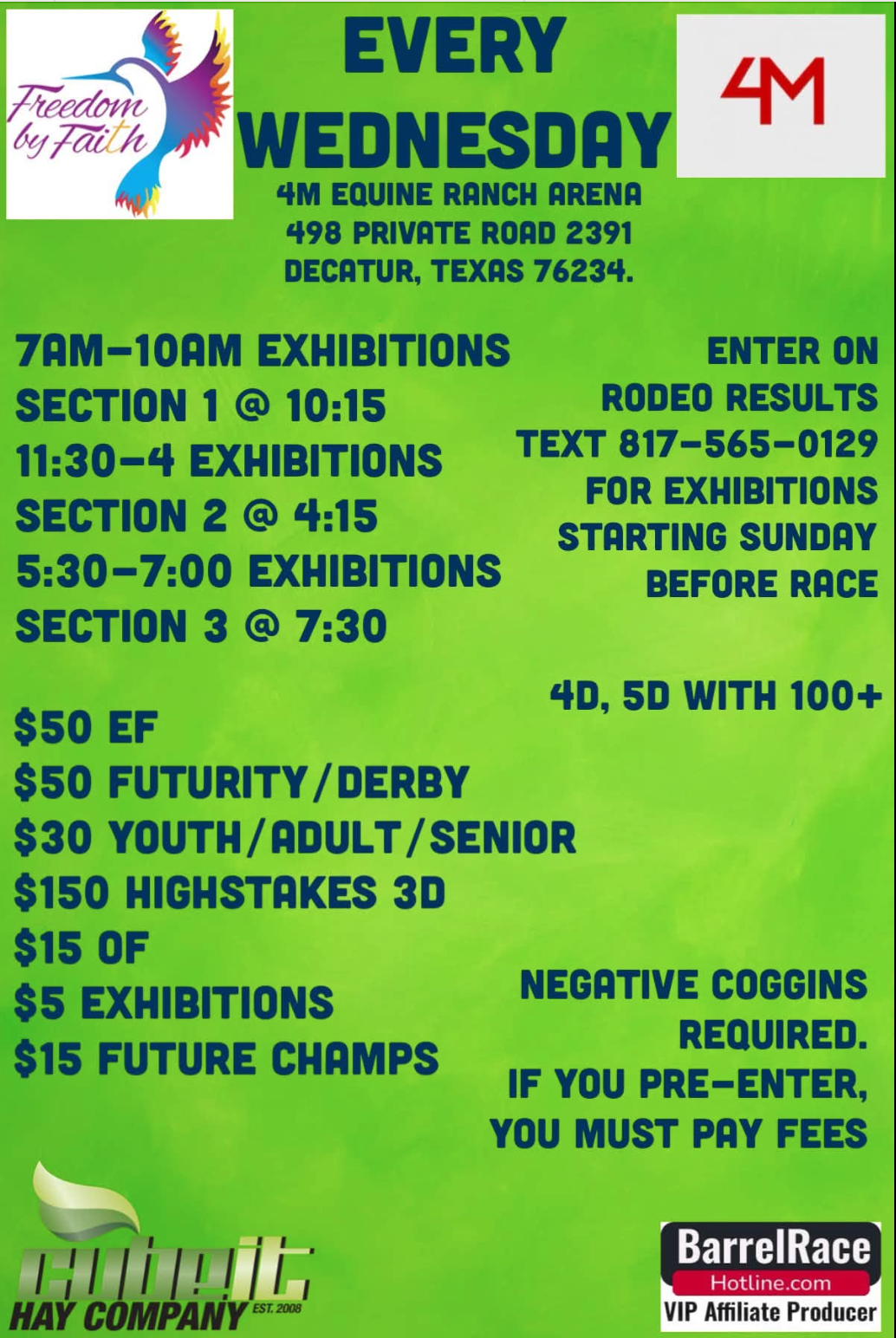 Wednesday Jackpots event flyer