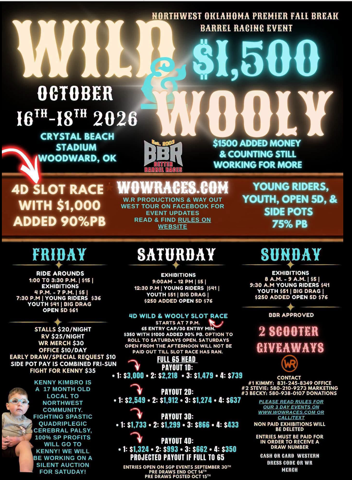 Wild & Wooly event flyer