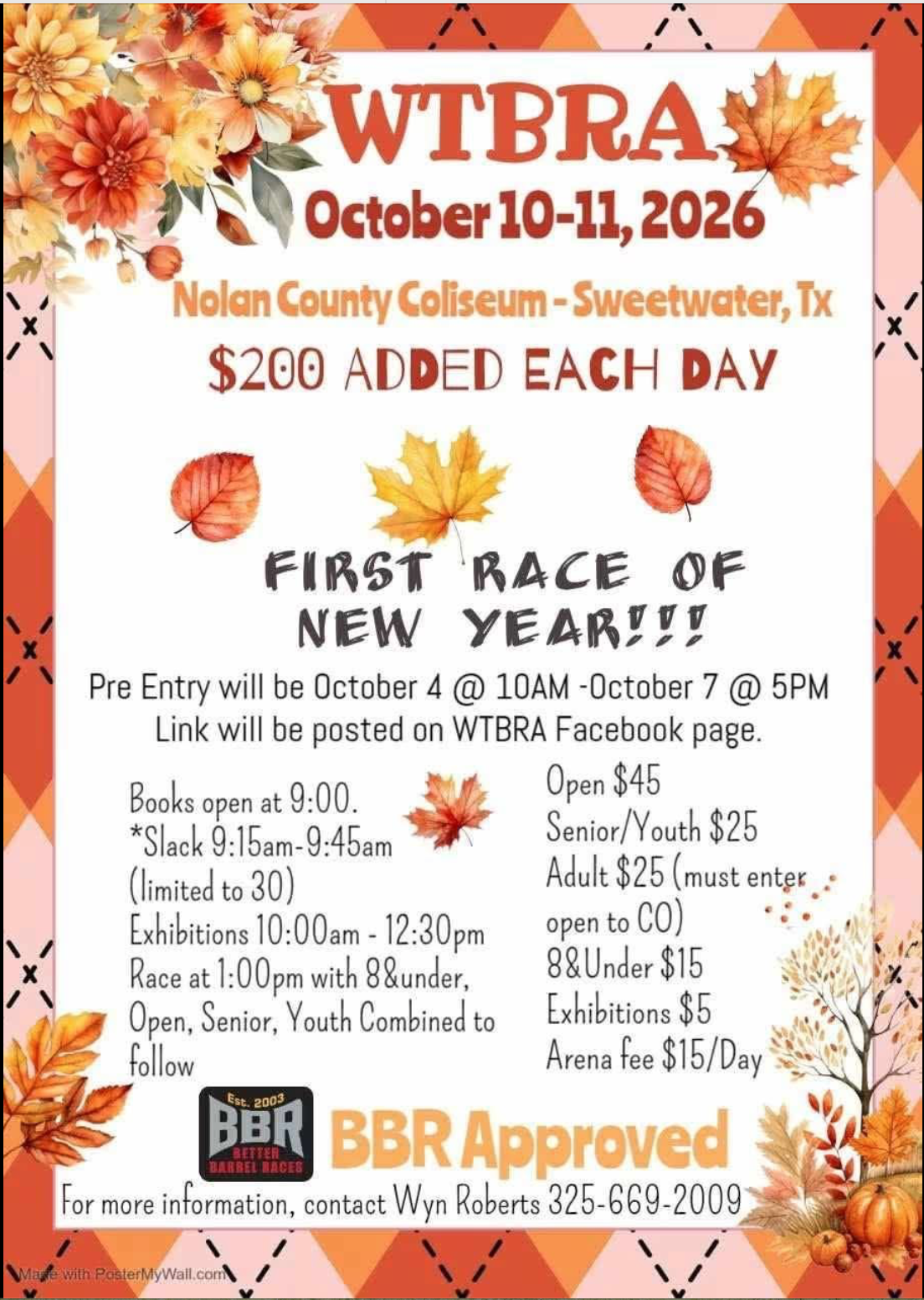 WTBRA Jackpot event flyer